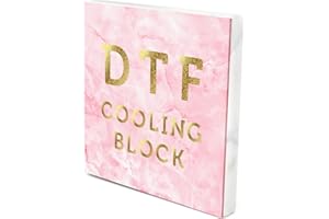 DORHUI DTF Cooling Block (Pink) – Fast Cooling Transfer Printing Tool for DTF Powder and Transfer Film, DTF Film for Sublimation and Heat Transfer Vinyl Accessories