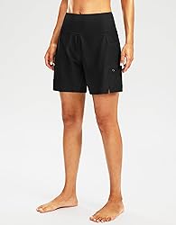 G Gradual Women's 7" Long Swim Board Shorts High