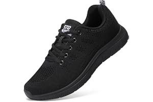 STQ Walking Shoes for Women Casual Lace Up Tennis Shoes