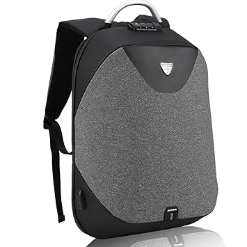 Laptop Rucksack zum Herren - Arctic Hunter Diebstahlschutz Business Rucksack mit USB Zum Notebook, Nomad