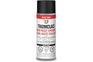 Rust-Oleum Tremclad High Heat Enamel in Gloss Black, 340 g