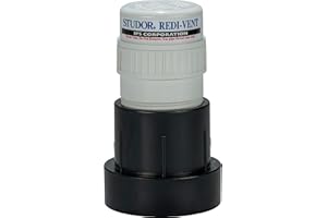 WELD-ON Studor 20349 Redi-Vent Air Admittance Valve with ABS Adapter, 1-1/2- or 2-Inch Connection
