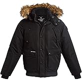 Spyder Mens Puffer Jacket - Heavyweight Wind and Water Resistant Parka Coat Insulated Winter Jacket for Men w/Faux Fur Hood