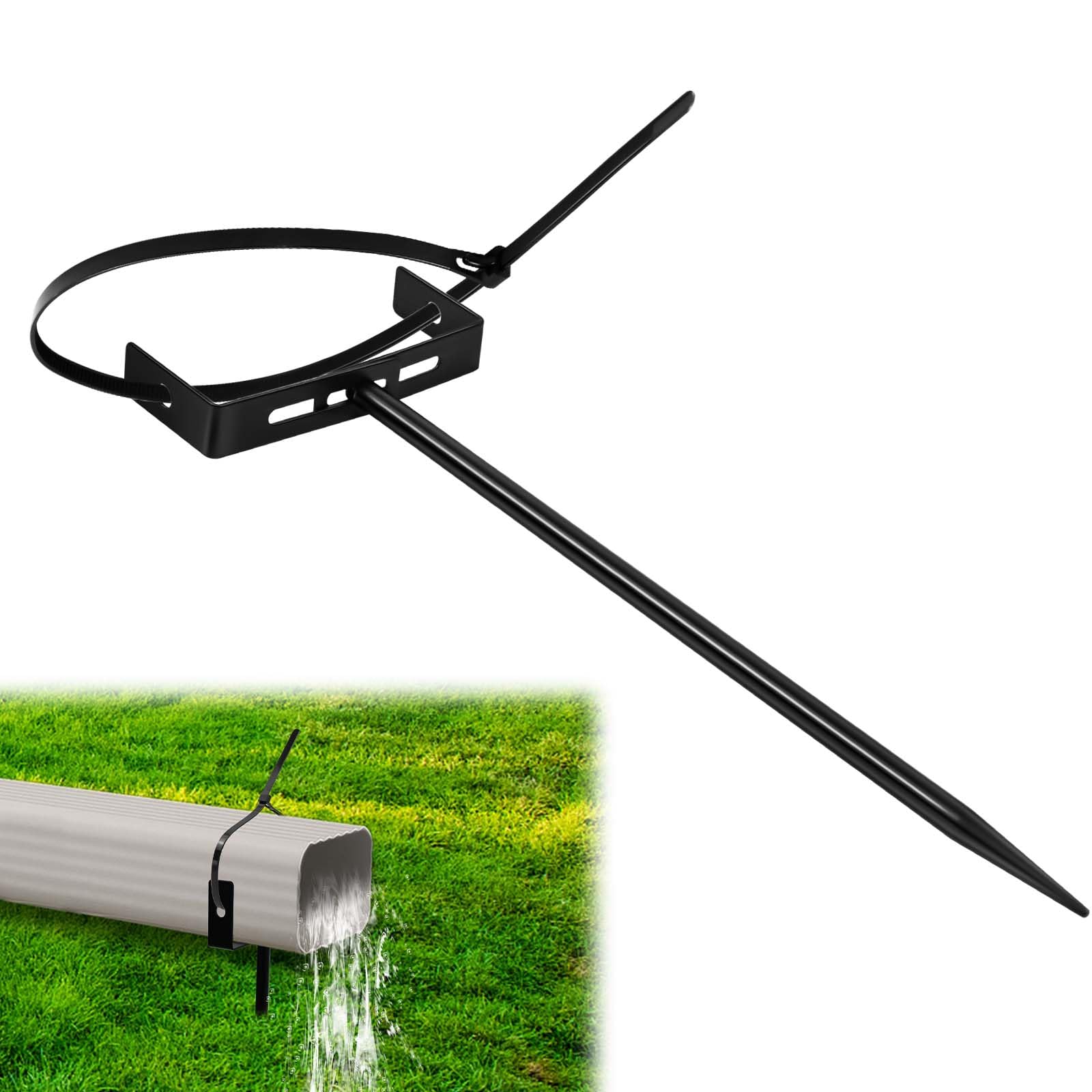1 Pack Rainwater Downspout Bracket with