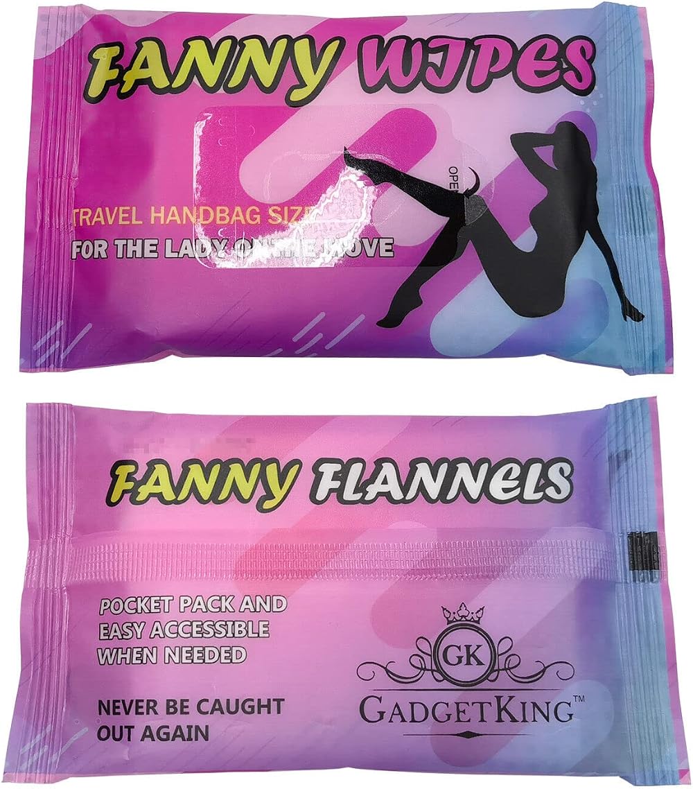 Gadgetking Fanny Wipes for Men & Women - Face, Hands, Body - Hot/Cold Use