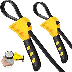 Jar Opener for Weak Hands: Strap Wrench and Rubber