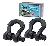 houert D-Ring Shackle 3/4" 2 Pack Clevis Shackles