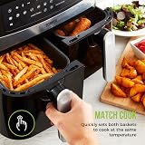 Tower Vortx 9L Dual Basket Air Fryer 2600W - Smart Finish Technology view 5
