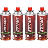Butane Fuel Canisters for Portable Camping Stoves