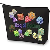 WZMPA Dungeon Dice Survival Kit Dungeon Master Gift Bag Of Holding Cosmetic Zipper Pouch Bag For D20 RPG Merchandise