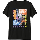 Naruto Shippuden Naruto Sasuke Kanji Collage Anime Premium Tri-Blend T-Shirt