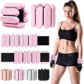 Wrist Weights, 2Pack Wearable Wrist Ankle Weights for Women & Men, Adjustable Arm and Leg Weights, Silicone Weighted Bangles for Walking Yoga Pilates Running Dance Gym 2lb