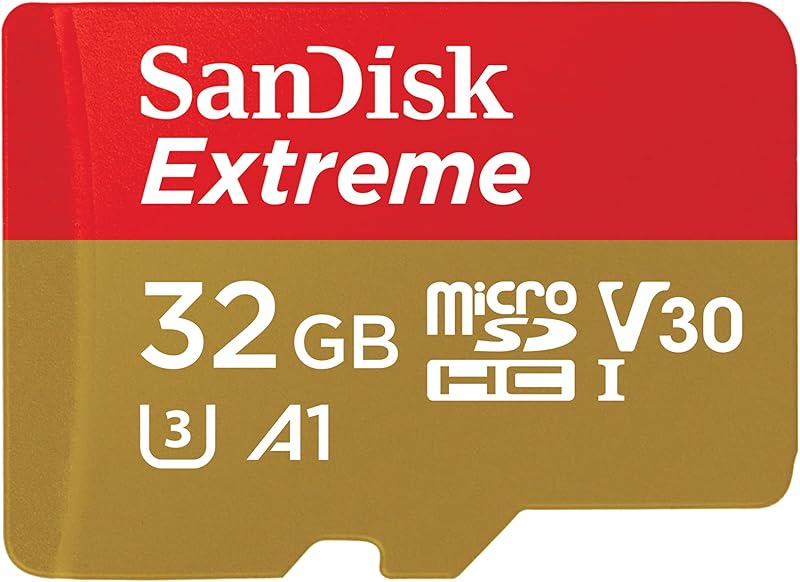 SanDisk Extreme 32GB microSDHC with Adapter A1 UHS-I U3 V30 Pro Spin