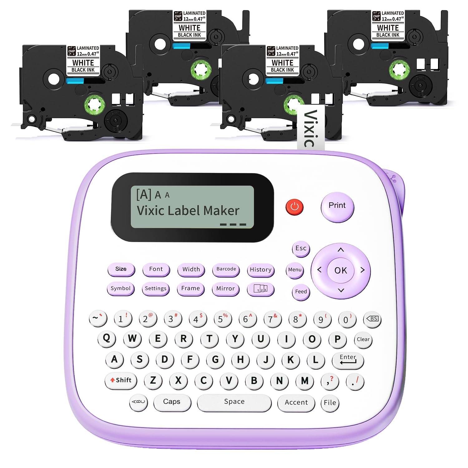 Photo 1 of ***MISSING PARTS***
Vixic Label Maker Machine with Tapes, D210S Portable Label Maker, Label Machine with USB-C to Stay Powered, Labeler Features Chain Print to Reduce Label Wastes for Home Kids Items Office Organization