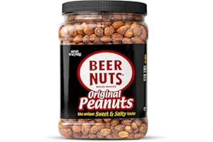 BEER NUTS | Original Sweet and Salty Peanuts. 41 oz. Jar