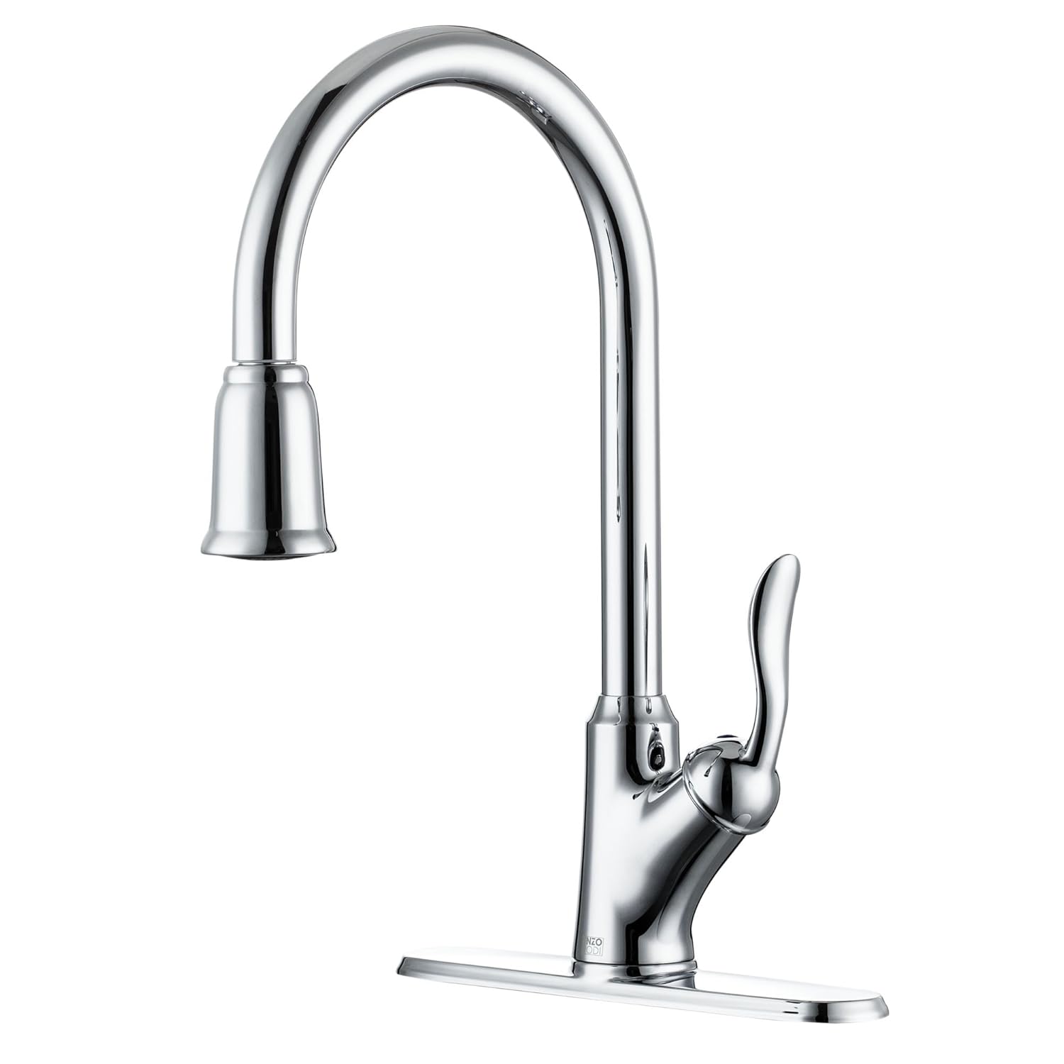 Best Industrial Goose-Neck Pull-Down Kitchen Faucet