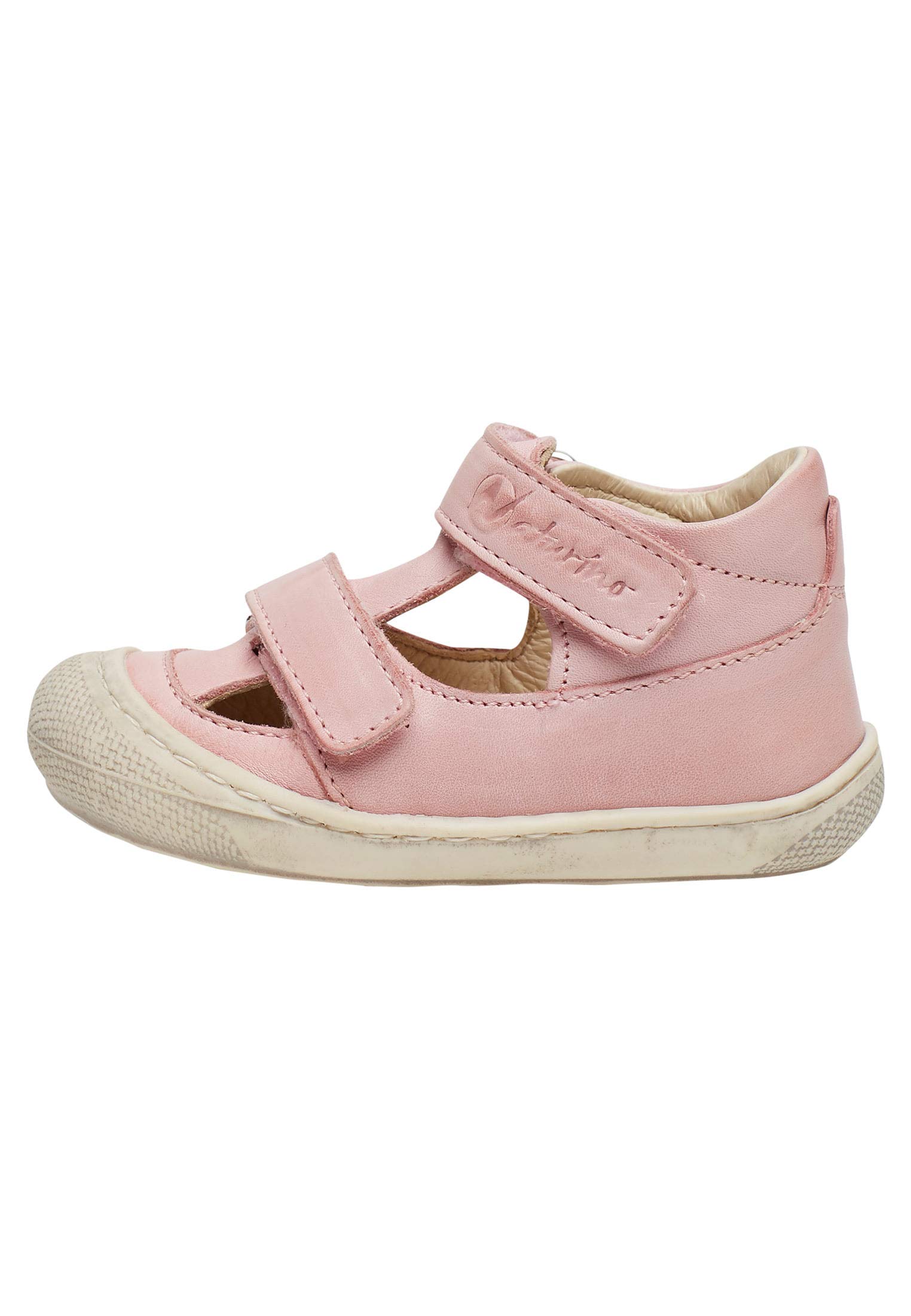 Naturino Puffy-Leather Closed-Toe Shoes Pink 21