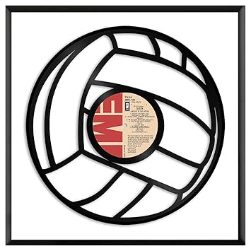Amazon Com Vinylshopus Volleyball Vinyl Wall Art Framed Unique