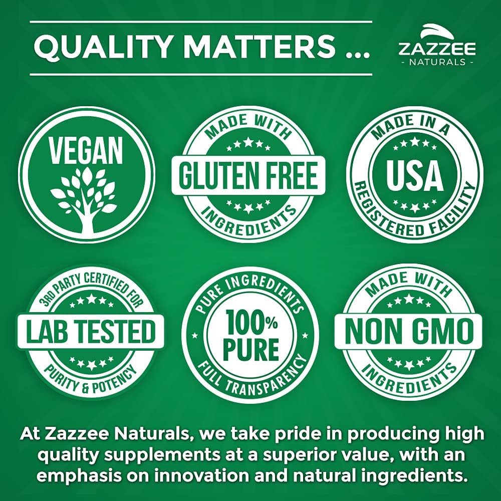 Zazzee USDA Organic Milk Thistle Extract Capsules, 120 Vegan Capsules, 7500 mg Strength, 80% Silymarin Flavonoids, Potent 30:1 Extract, USDA Certified Organic, Vegan, Non-GMO and All-Natural: Health & Personal Care