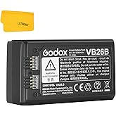 Godox VB26B VB26 V1 Battery Lithium Battery Compatible for Godox V1-S V1-N V1-C V1-F V1-O V1 Round Head Camera Flash V860III-