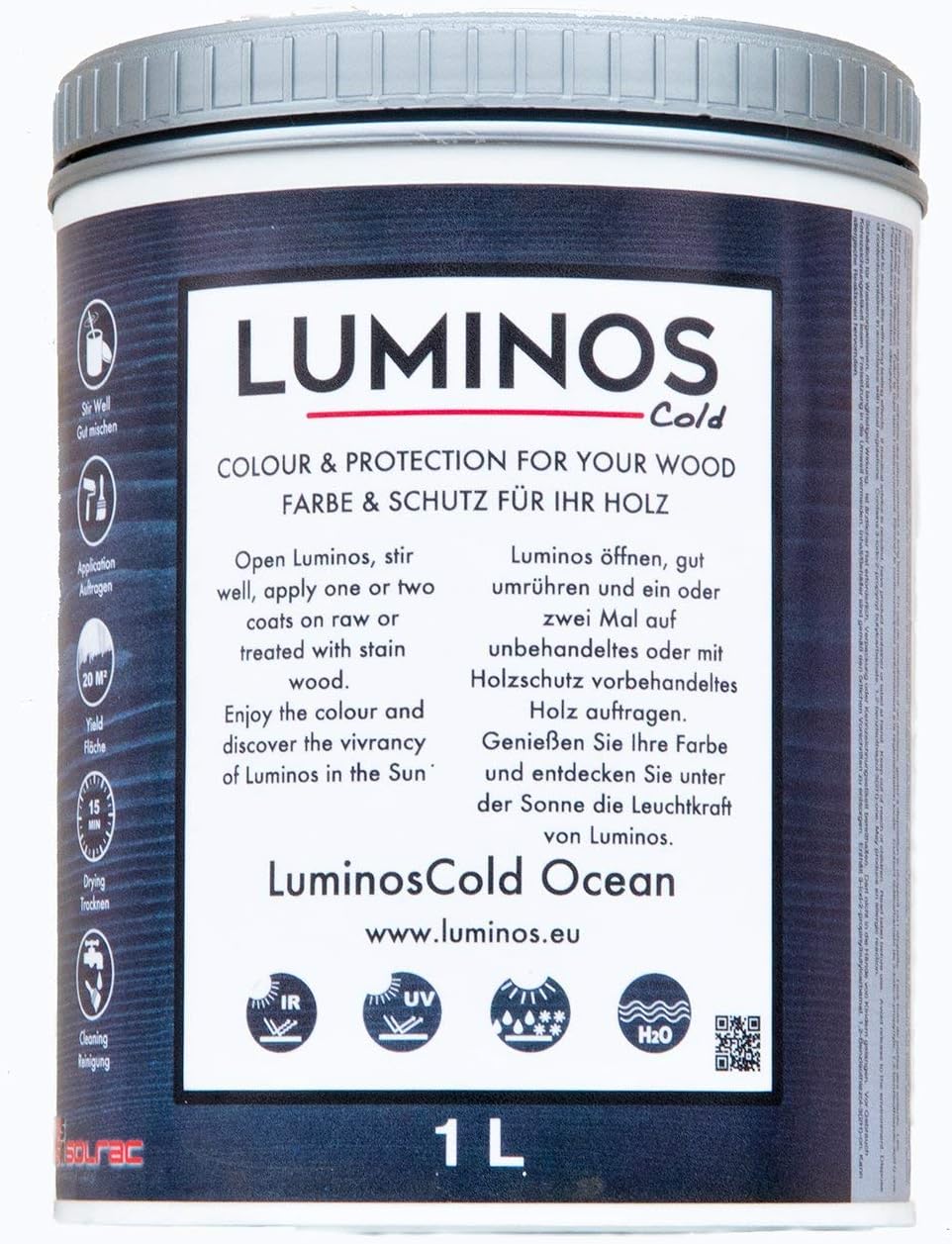 Luminos Cold LUM1151 Ocean Wood Outdoor Finish Stain Protector