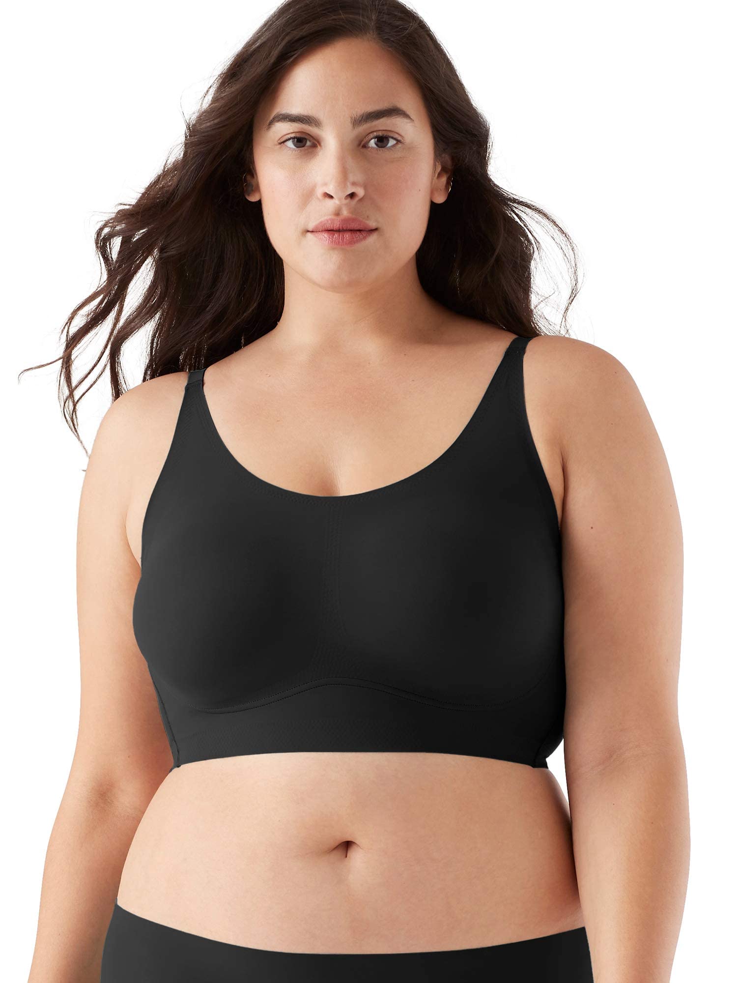 Photo 1 of True & Co womens True Body Lift Mesh Scoop Neck Convertible Bra, Black Mesh, L 36C-D 38A-B US