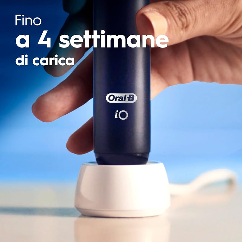iO 2 Spazzolino Elettrico, con 1 Testina di Ricambio, Blu