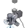 Ultum Nature Systems Micro CO2 Regulator Kit - CO2 Kit for Nano Freshwater Planted Aquariums, Minimal Aesthetic CO2 System w/Bubble Counter for Disposable CO2 Cartridges - Regulator Kit