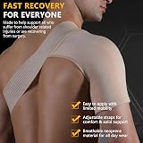 SPOTBRACE SPOBTRACE Shoulder Brace Adjustable Compression Support view 4