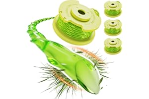 GreatBuddy 3 Packs Replacement Spool for Ryobi Weed Wacker String, Compatible with Ryobi 18v, 24v, and 40v Cordless Trimmers Refill, Parts#AC80RL3