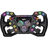 PXN GT ONE Sim Racing Wheel for PC, 11.8-inch GT Steering Wheel | 78 Programmable Inputs, RGB Light, Carbon Fiber Paddle Shifters, Quick Release, for PXN VD Series &amp; Third-Party Bases