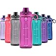 Pogo Plastic Water Bottle with Chug Lid and Carry Handle, Reusable, BPA Free, Dishwasher Safe, Perfect for Travel, School, Outdoors, and Gym | 18oz, 32oz, 40oz, 64oz