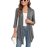 Veryoung Women's 2026 Casual Short Sleeve Cardigan Front Tie Lightweight Summer Casual Open Front Cardigans