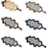 Banana Clip，AMCAMI 6PCS Banana Clips for Women,Hair Clips for Thick Thin Curly Hair Ponytail Hair Accessories