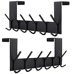 Dseap Over The Door Hook Hanger - 6 Hooks Over Door