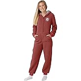FOCO NCAA womens Ncaa College Team Logo Sherpa Onesie One Piece Lounge Pajamas