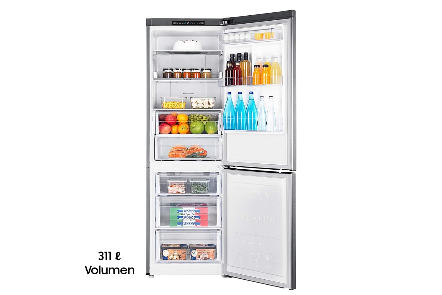 Samsung RL30J3005SA Independiente 311L A++ Acero inoxidable nevera ...