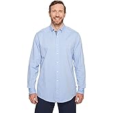 Nautica Men's Long Sleeve Button Down Solid Oxford Shirt
