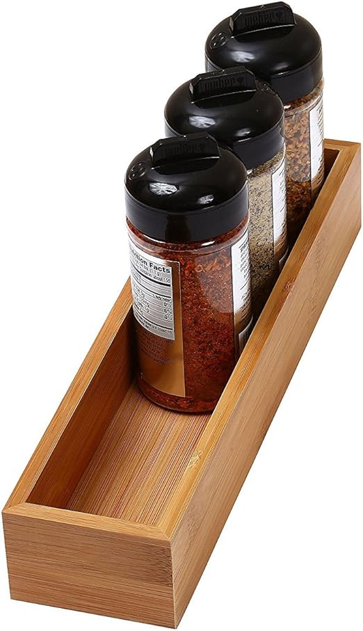 Amazon Com Ybm Home Bamboo Storage Box For Kitchen Cabinet And