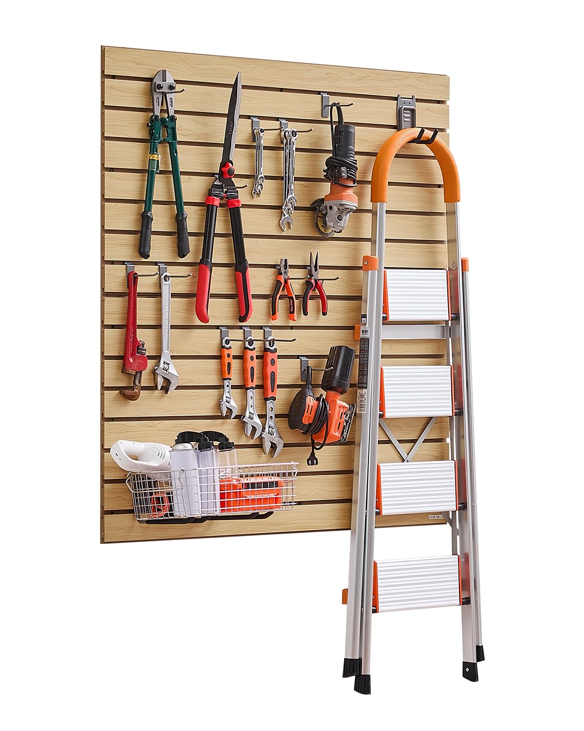 Photo 1 of *MISSING PARTS UNKNOWN*
VEVOR Slat Wall Paneling, 4 x 4ft, MDF Garage Slatwall with Modular Design, Natural Slat Wall Easy-to-Install Adjustable Slatwall Panel with Coupling Structure & DIY Cutting, Fit for Storage & Display