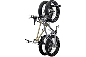 StoreYourBoard BLAT Bike Fat Tire Wall Rack, Holds 2 Bikes, Home and Garage Storage Hooks, Heavy-Duty Solid Metal Max 100 lbs
