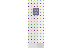 Hallmark Tissue Paper (White with Pink, Green, Yellow, Blue Polka Dot, 8 Sheets) for Easter, Mother's Day, Birthdays or Any O