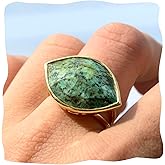 Labradorite ring, grey moonstone rings for women Labradorite jewelry, Eye shape Handmade Statement Rings Bohemian Birthstone Ring