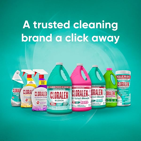 CLORALEN HOUSEHOLD CLEANING LIQUID BLEACH – 32.12 FL OZ – 3-IN-1 MULTIPURPOSE CLEANER FOR LAUNDRY, BATHROOM & KITCHEN – DEODORIZES, WHITENS & DEEP CLEANS