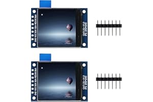 XIITIA 2pcs 1.3" SPI TFT LCD Display Screen Module ST7789 240x240 TFT LCD Screen Shield 3.3V 65K Full Color 51 STM32 for Arduino
