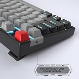 MageGee 75% Mechanical Keyboard Blue Switch 87 Keys TKL Backlit Grey/Black view 6