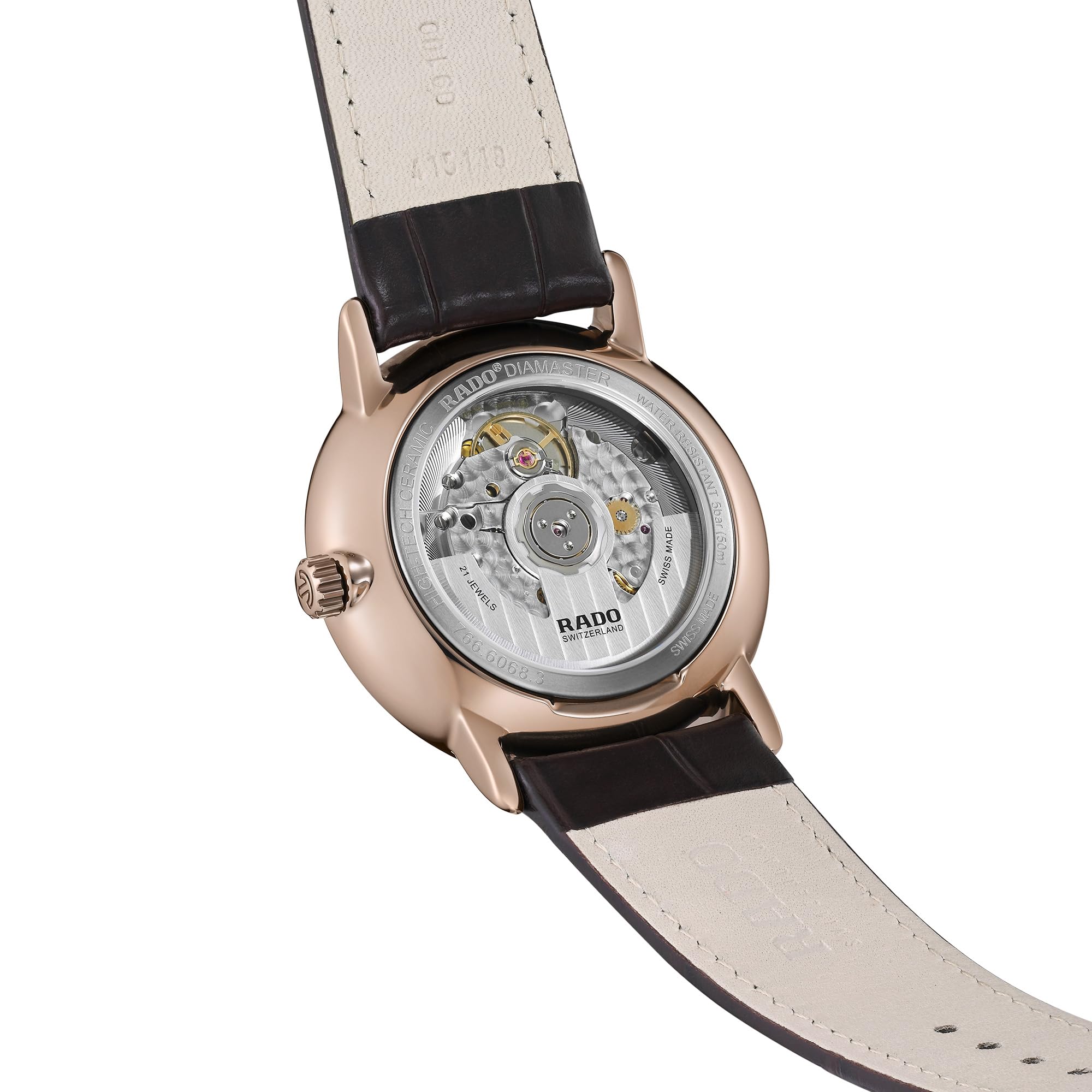 Rado DiaMaster Thinline-Mens-Swiss Automatic Watch-Ceramos-Sapphire Crystal -40.3mm