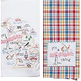 2 Piece Kay Dee Designs Home State of Michigan Embroidered Kitchen Towel Bundle