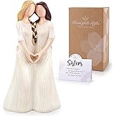 Fighting to Achieve Sister Gifts from Sister, Sister Birthday Gifts for Her, Friendship Gift for Women, Sister Figurines for Sisters, Sculpted Hand-Painted Figure, Thanksgiving Gifts for Sisters