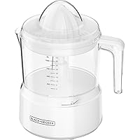 BLACK+DECKER 32oz Citrus Juicer, White, CJ650W,Small
